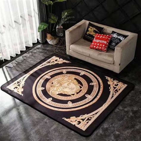 versace living room rug